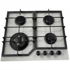 Plită încorporabilă pe gaz Tornado H77-6004SR Matt GL WH
