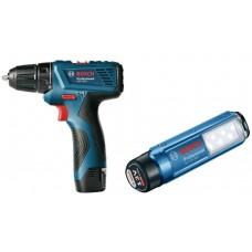 Набор Bosch GSR 120 LI+GLI 12V-300