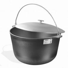 Ceaun tuci aluminiu alimentar cu capac, 24 litri Elefant