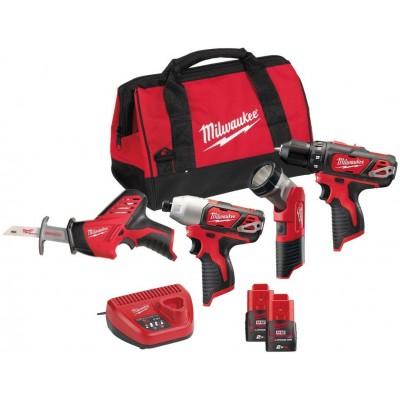 Набор Milwaukee M12BPP4A-202B (4933441240)