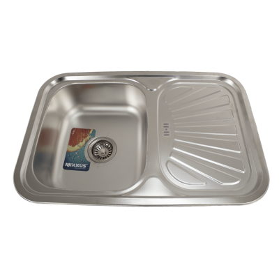 Chiuveta de bucatarie din inox Mixxus, Z7549-08-180D, 75cm x 49cm