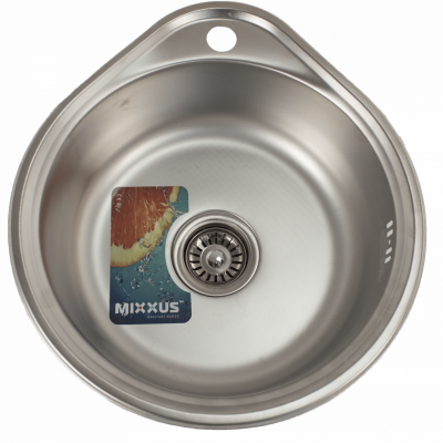 Chiuveta de bucatarie din inox Mixxus, Z4843-08-180MD, 48cm x 43cm