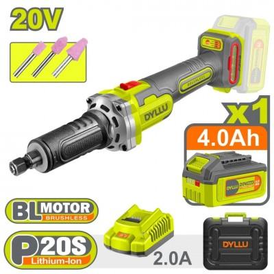 Polizor drept cu acumulator 1×4.0Ah Dyllu DTZY1501