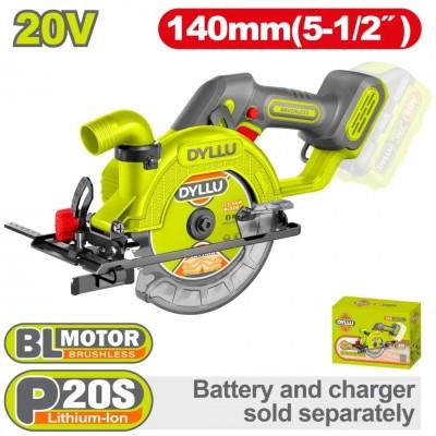 Ferestrău circular compatibil cu acumulator 140mm Dyllu DTLWP5630