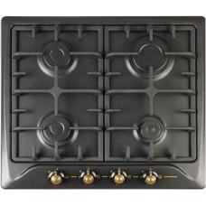 Plită incorporabilă cu gaz Zanetti Eco 1130 Black Retro