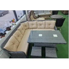 Set de mobilier de grădină Okyanus colțar 4 piese