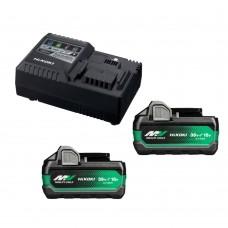 Зарядное ус-во Li-ion+аккум 2x36V-2,5Ah/18V-5Ah.Hikoki