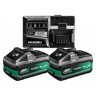 Зарядное ус-во Li-ion+аккум 2x36V-4Ah/18V-8Ah.Hikoki