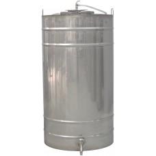 Butoi de inox  250 l ( cu robinet, aerator, furtun)