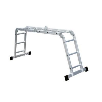 Лестница-трансформер алюминиевая 4×3 ступени Bauwelt 3.7 м (44955) 