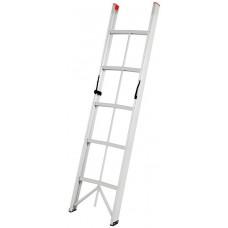 Scara pliabila din aluminiu cu 1 sectiune, 5 trepte Bauwelt (44968) 