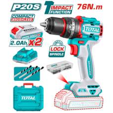 Аккумуляторная ударная дрель Total TIDLI20768