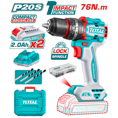 Аккумуляторная ударная дрель Total TIDLI20768