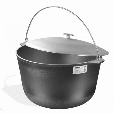 Ceaun tuci aluminiu alimentar cu capac Rotor 20 litri