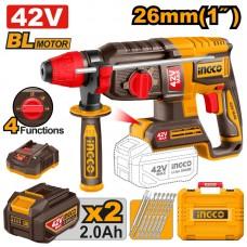 Перфоратор аккумуляторный с аккумулятором Ingco CRHLI422682