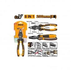 Clește multifuncțional 8în1 Ingco HMFCP28200