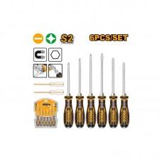 Набор из 6 отверток Ingco HGTST0608