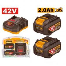 Set Incarcator + Acumulator Ingco  FBCPM20221