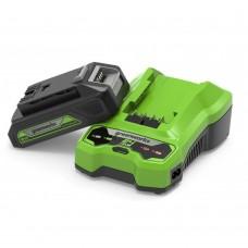  Incarcator cu acumulator Greenworks GSK24B2 