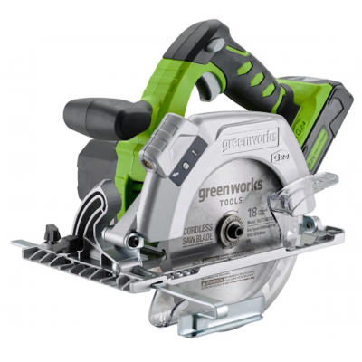Fierastrau circular cu acumulator Greenworks G24CS