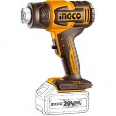 Строительный фен совместимый с аккумулятором INDUSTRIAL INGCO HGLI2006