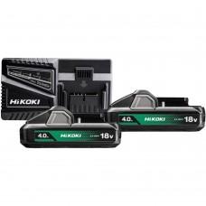 Incarcator + 2 baterii Hikoki UC18YFSLWEZ