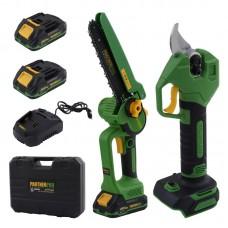 Set foarfecă de grădină și fierăstrău cu lanț PartnerPro PP-FF 5 IN 1