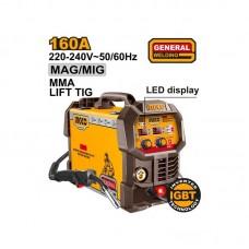 Сварочный аппарат полуавтомат MAG/MIG/MMA/TIG 160A INGCO ING-MGT16058