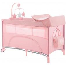 Pătuț pliabil Kikka Boo Nighty Night Pink (31003010121)