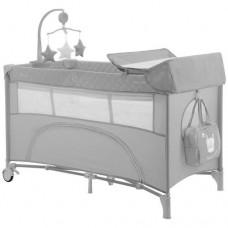 Pătuț pliabil Kikka Boo Nighty Night Grey (31003010118)