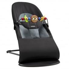 Детский шезлонг BabyBjorn Balance Soft Black/Grey (605001A)