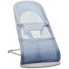 Детский шезлонг BabyBjorn Soft Sky Blue/White (005143A)