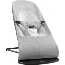 Șezlong pentru bebeluși BabyBjorn Balance Silver White Mesh (005029A)