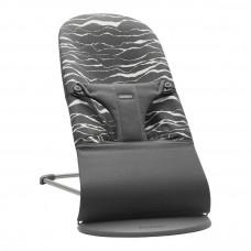 Șezlong pentru bebeluși BabyBjorn Bliss Anthracite/Landscape (006027A)