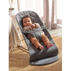 Детский шезлонг BabyBjorn Bliss Petal Anthracite (006226A)