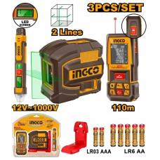 Set instrumente 3buc ingco COS260203