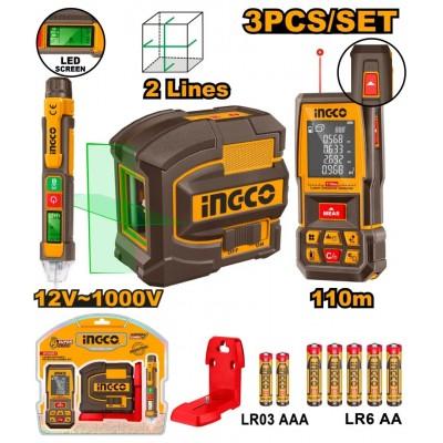Set instrumente 3buc ingco COS260203