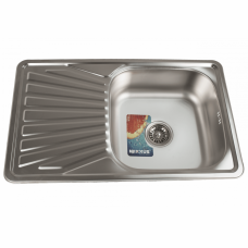 Chiuveta de bucatarie din inox Mixxus, Z7848-08-180E, 78cm x 48cm