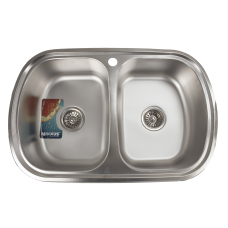 Chiuveta de bucatarie din inox Mixxus, Z7749-08-180D, 77cm x 49cm