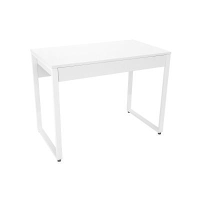 Офисный стол SMALL 100×55~White/White