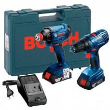 Комплект аккумуляторных инструментов Bosch GSR180-Li + GDX180-Li (06019G5222)