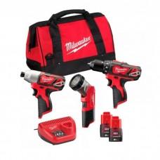 Набор Milwaukee M12BPP3A-202B (4933441225)