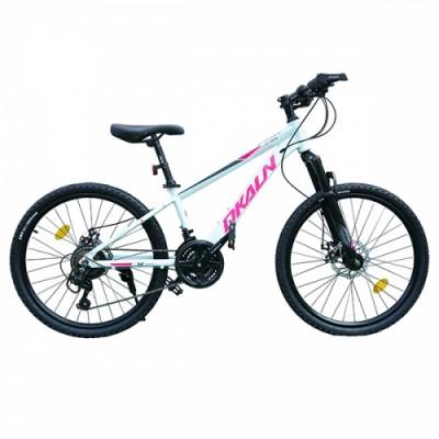 Bicicletă 24" Dkaln AMA0057566 Alb/Roz