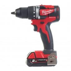 Аккумуляторная дрель-шуруповерт Milwaukee M18CBLDD-202C  (4933464317) 
