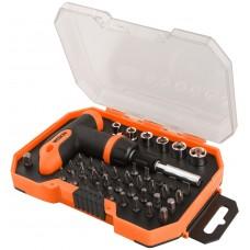 Set de priză și biți 41 buc 1/4 "Wokin 206741