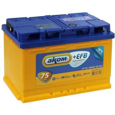Baterie auto Akom EFB 6СТ-75VL