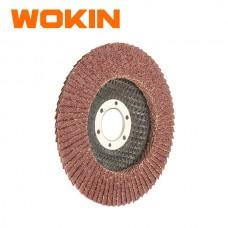 Диск лепестковый шлифовальный 125*22.2/120# Wokin