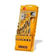 Set de burghiu pentruri metal 7buc INGCO AKD1075