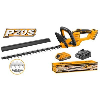 Masina de tuns garduri vii pe acumulator INGCO CHTLI20461