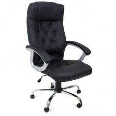 Офисное кресло Deco BX-3707 Black Leather 